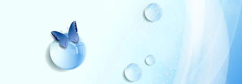 水珠梦幻唯美背景banner