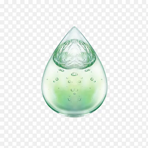 绿色的水滴