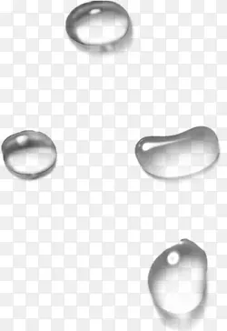 水 水珠 透明水珠  png
