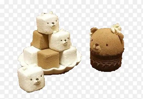 可爱小熊蛋糕