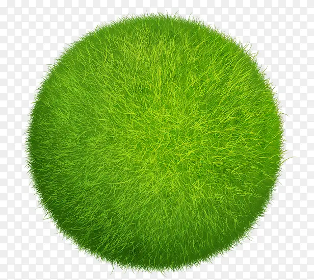 绿色创意树叶圆形