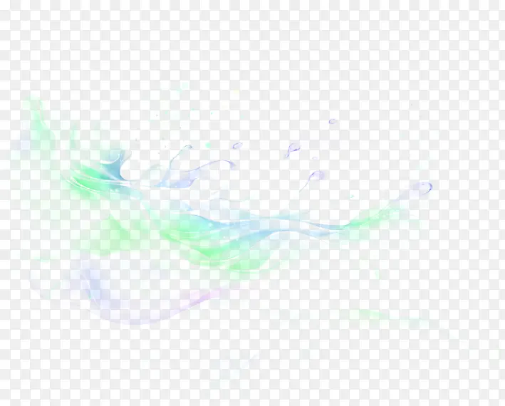 彩色梦幻水滴装饰