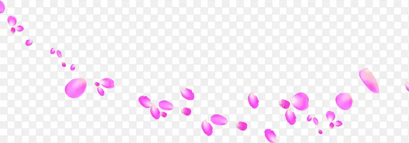 紫色卡通唯美花瓣设计