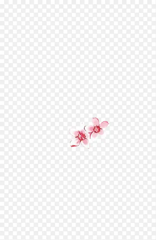 粉红花朵花瓣漂浮