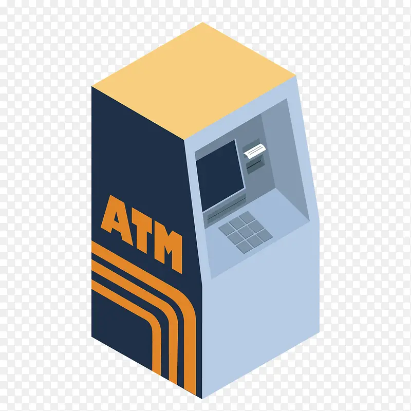 彩色ATM机
