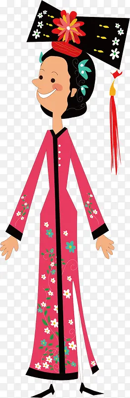 清朝女性矢量