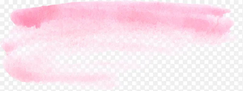 粉色水彩墨迹