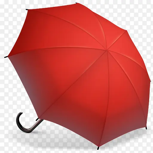 红色雨伞