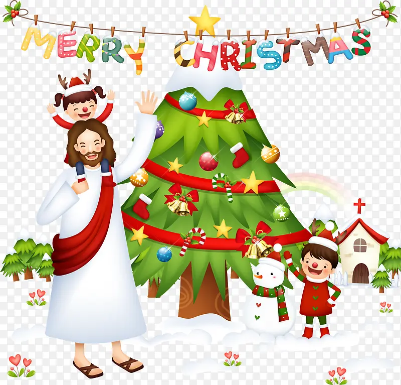 圣诞树与耶稣