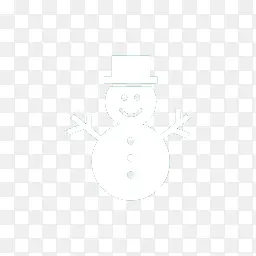 创意手绘合成可爱的雪人