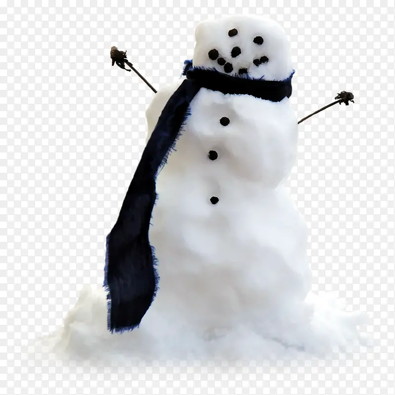 雪人有点丑的雪人