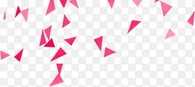 三角粉色碎片七夕