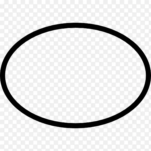 椭圆轮廓的形状变图标
