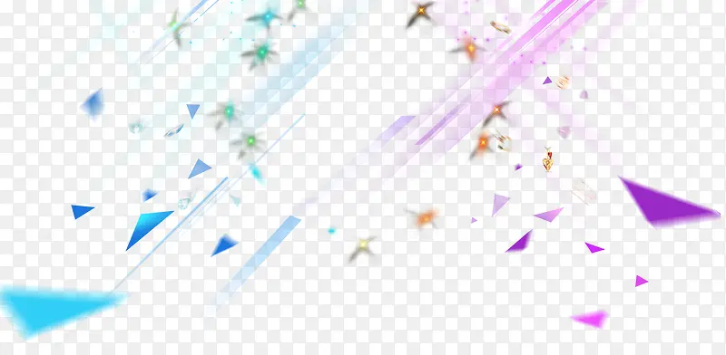 彩色漂浮元素