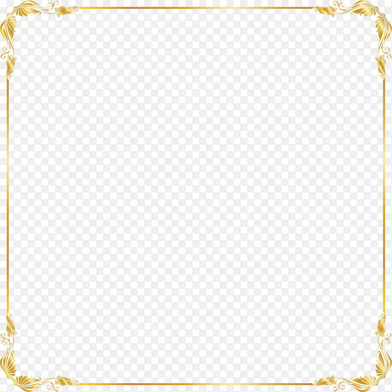 金色树藤线条