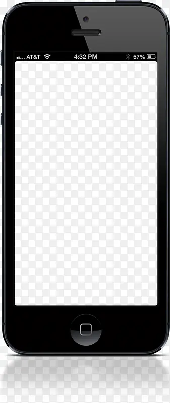 iphone黑色边框装饰图片