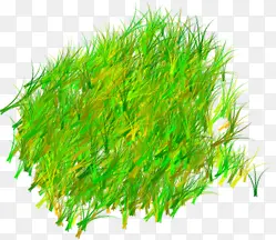 绿色创意草地设计手绘