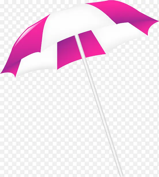 粉色条纹创意雨伞