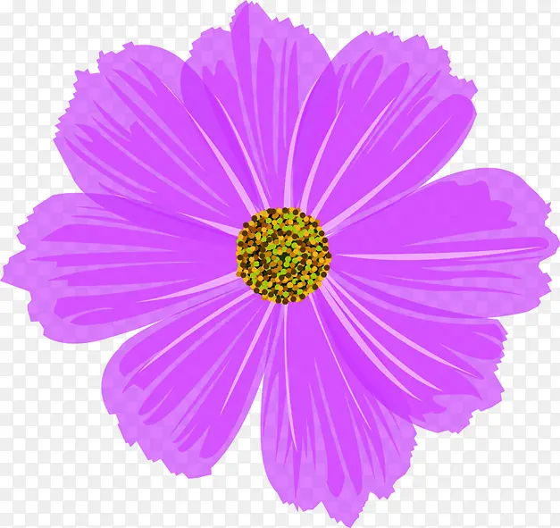 教师节紫色花朵海报