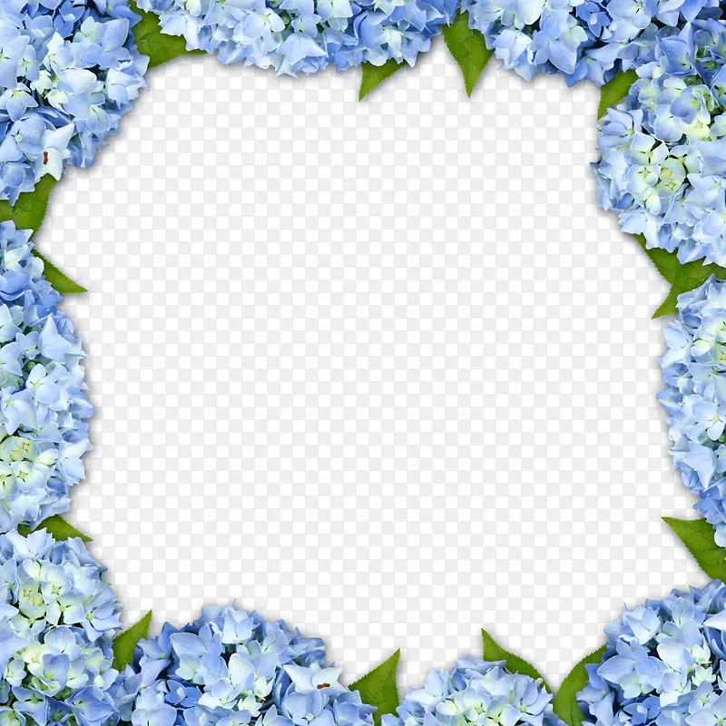 紫色花卉背景边框