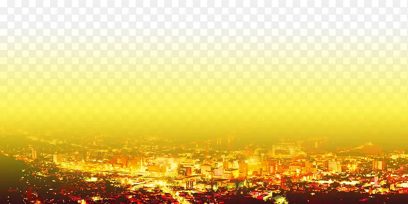 黄色的城市背景