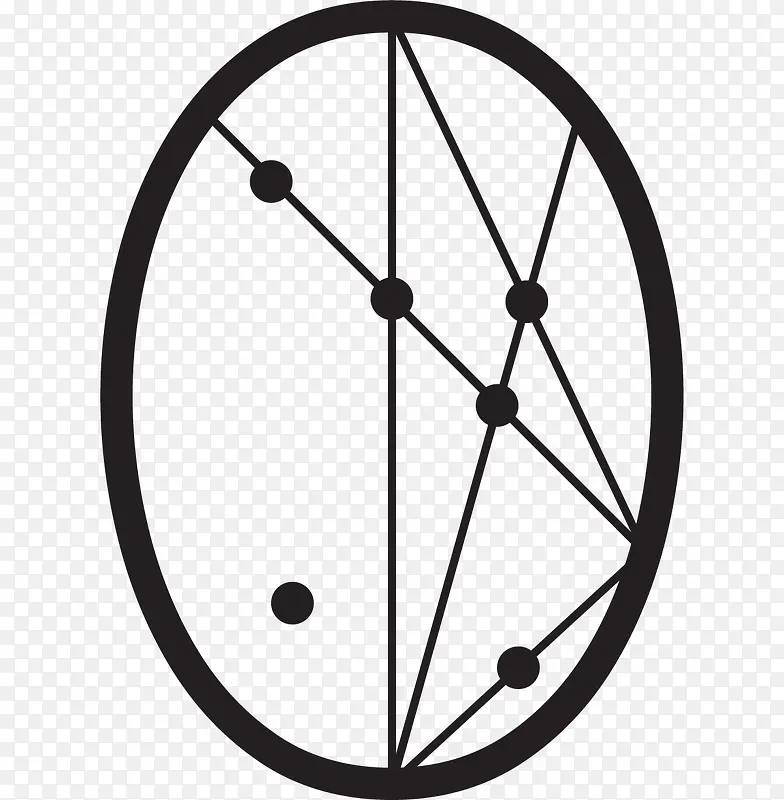 线条数字0