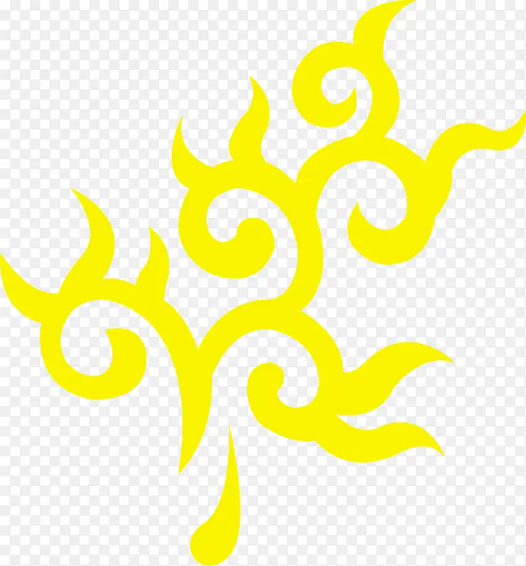 黄色中国风背景装饰