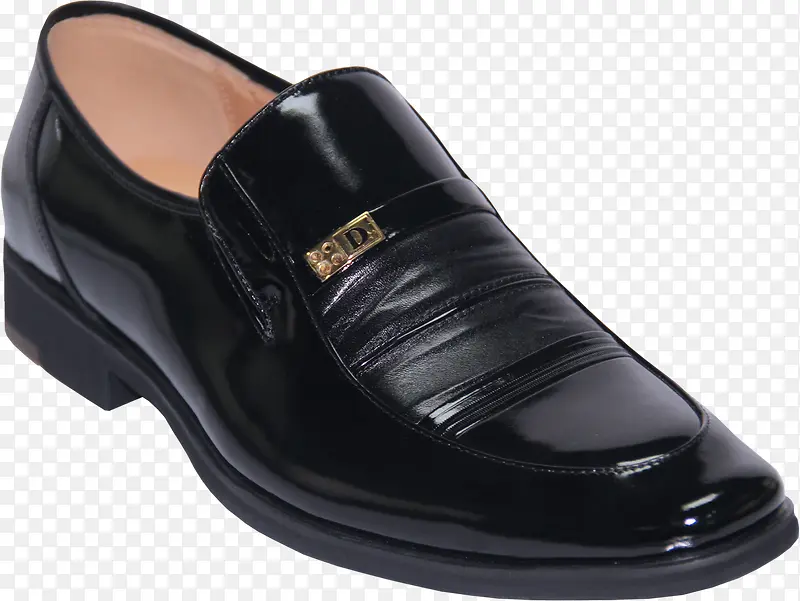 黑色时尚皮鞋男士