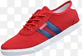 红色时尚轻便男鞋