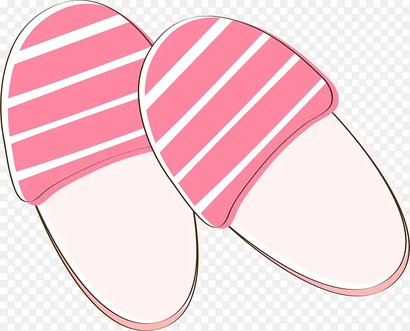 粉色的拖鞋