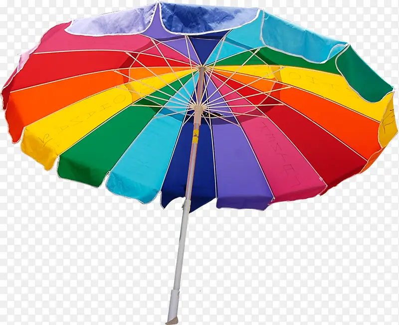 彩色遮阳伞海报素材