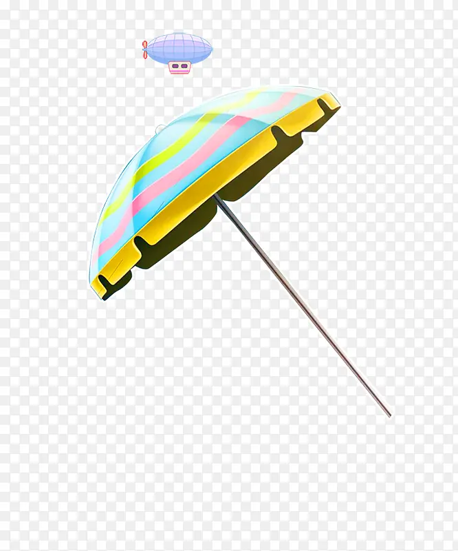 彩色太阳伞