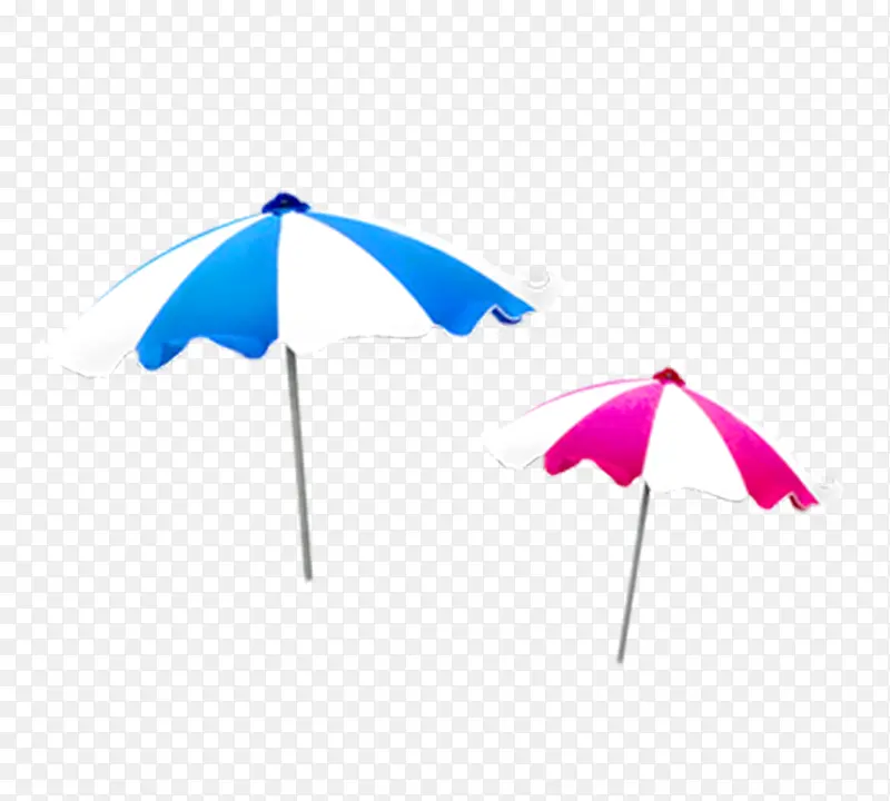 卡通海滩遮阳伞装饰图案