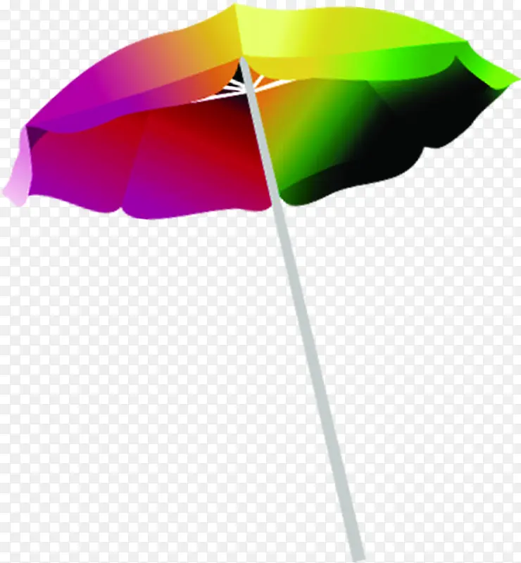 彩色卡通遮阳伞设计