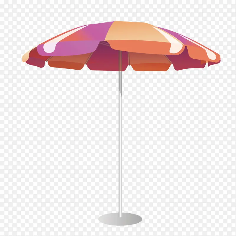矢量卡通遮阳伞雨伞