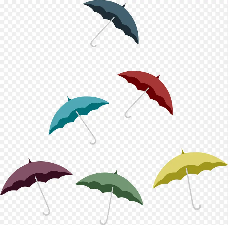 矢量雨伞