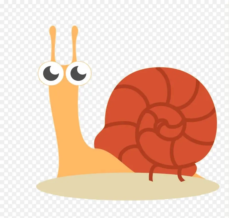 动物卡通蜗牛