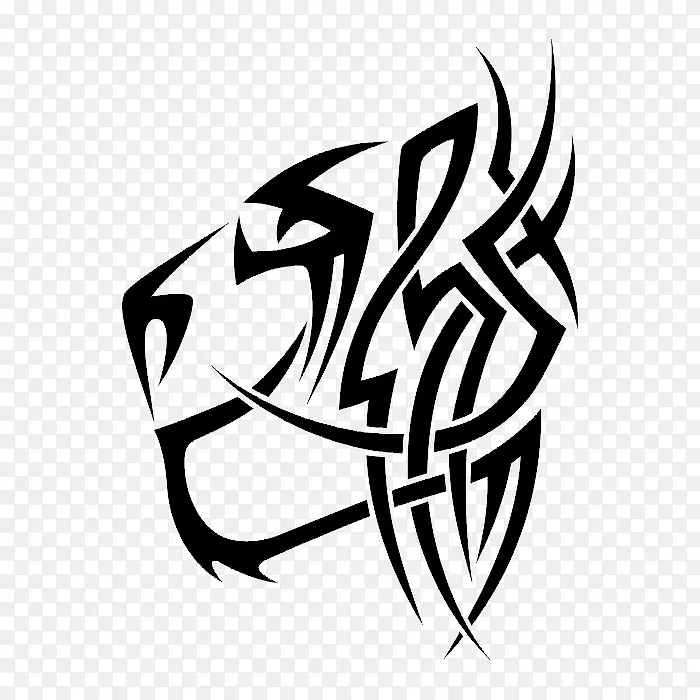 黑白图案动物