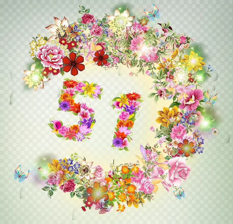 51花环