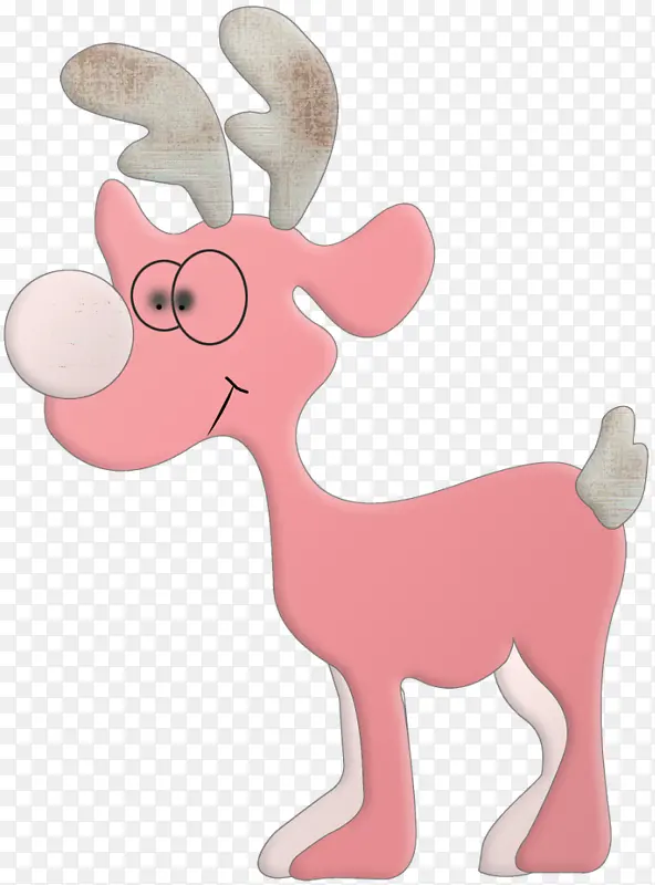 粉色可爱小鹿