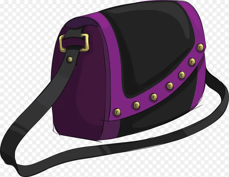 矢量紫色包包