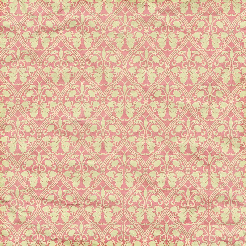 粉色传统花纹壁纸