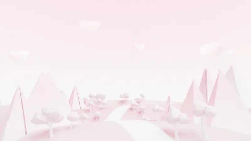 粉色不规则几何图形素材