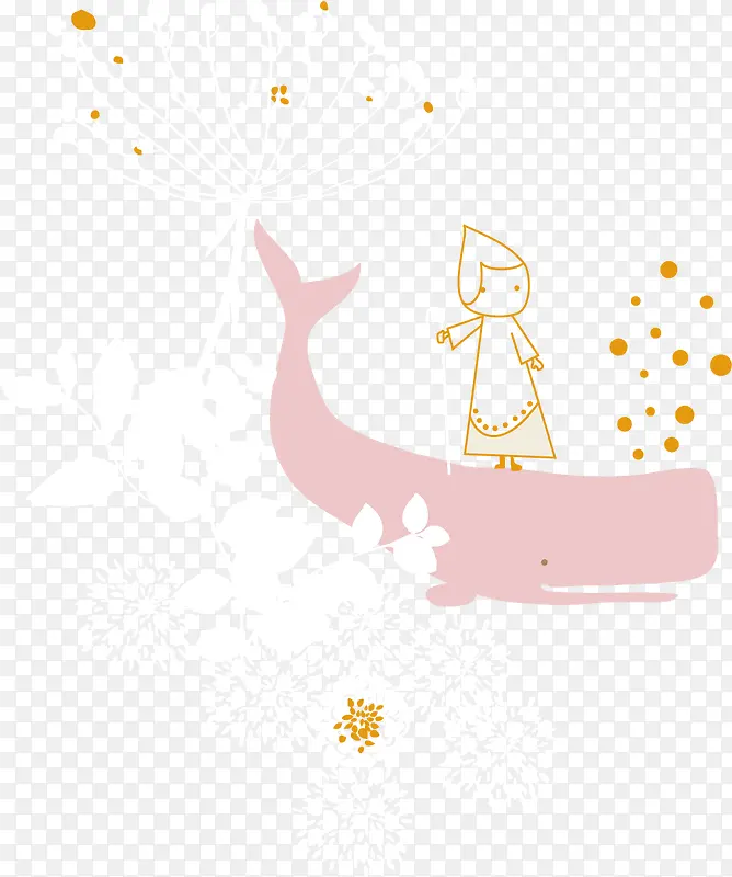 粉色海洋鱼儿矢量背景底纹素材