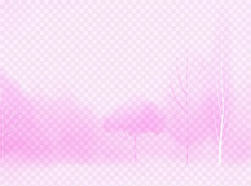 粉色树林海报背景七夕情人节