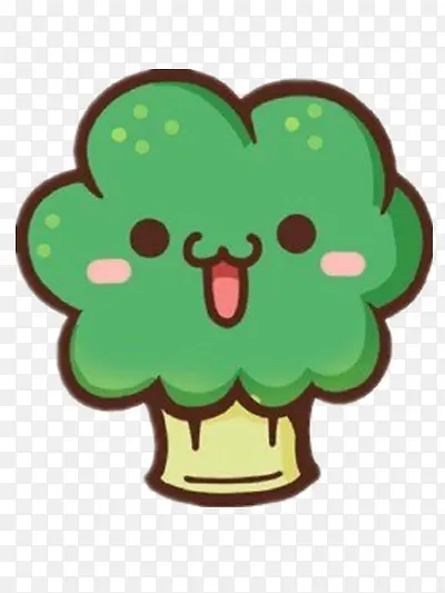 卡通蔬菜西兰花