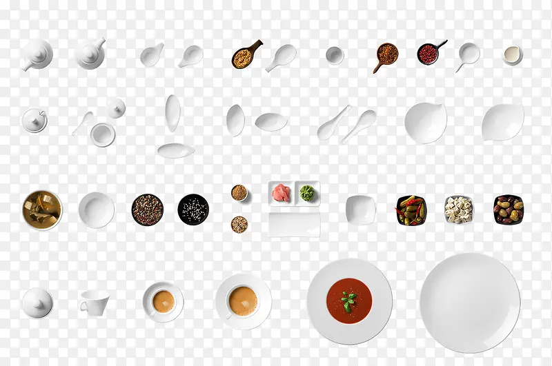 创意合成五颜六色的调色盘