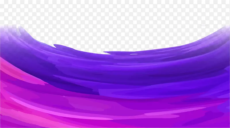 矢量手绘紫色笔刷