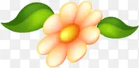 手绘春天可爱花朵