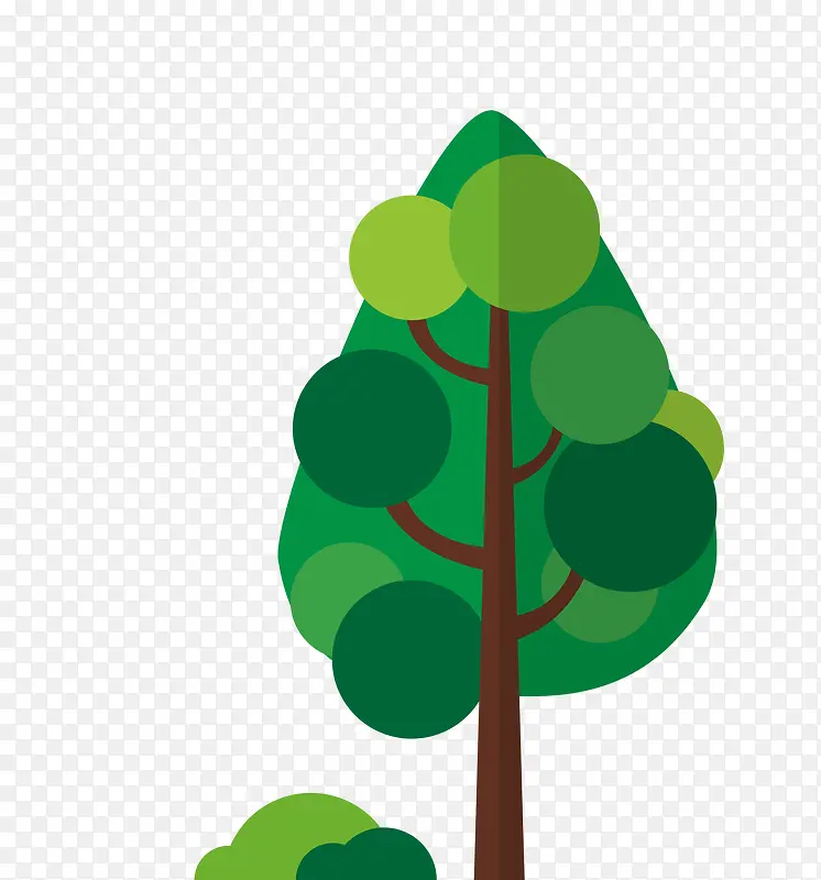 绿色环保树